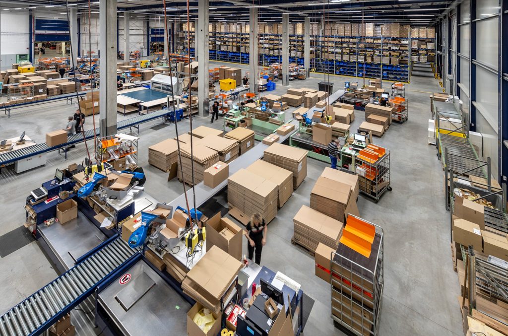 Das Naber-Logistikzentrum in Niedersachsen