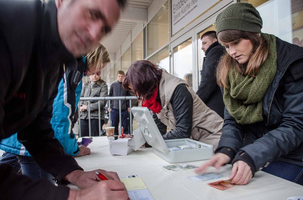 Bargeldjagt - 2014 im Küchenzentrum Dresden